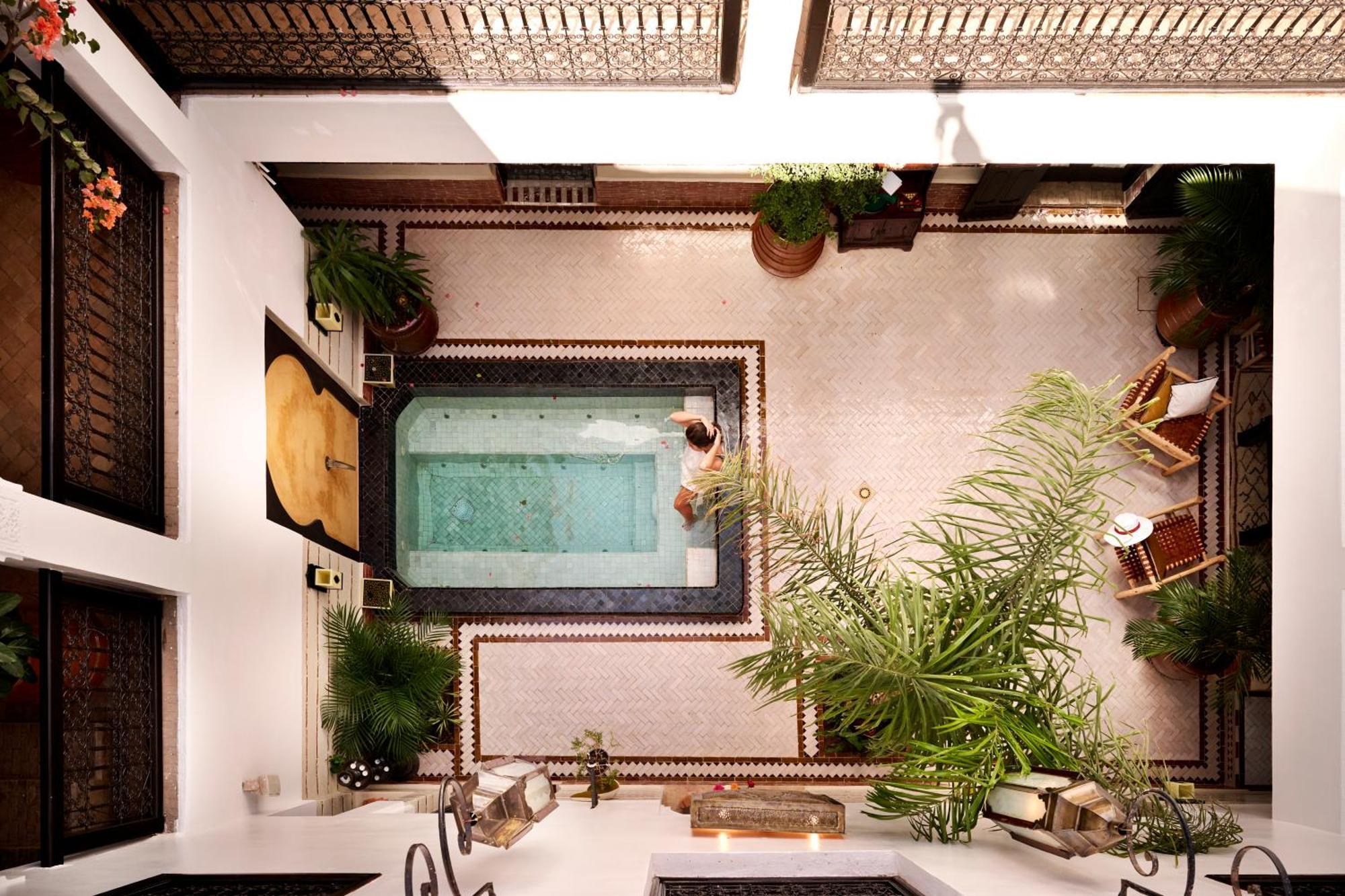 Riad Dar Amanza En Exclusivite Avec 4 Chambres Au Coeur De La Medina Marrakesh Exterior foto